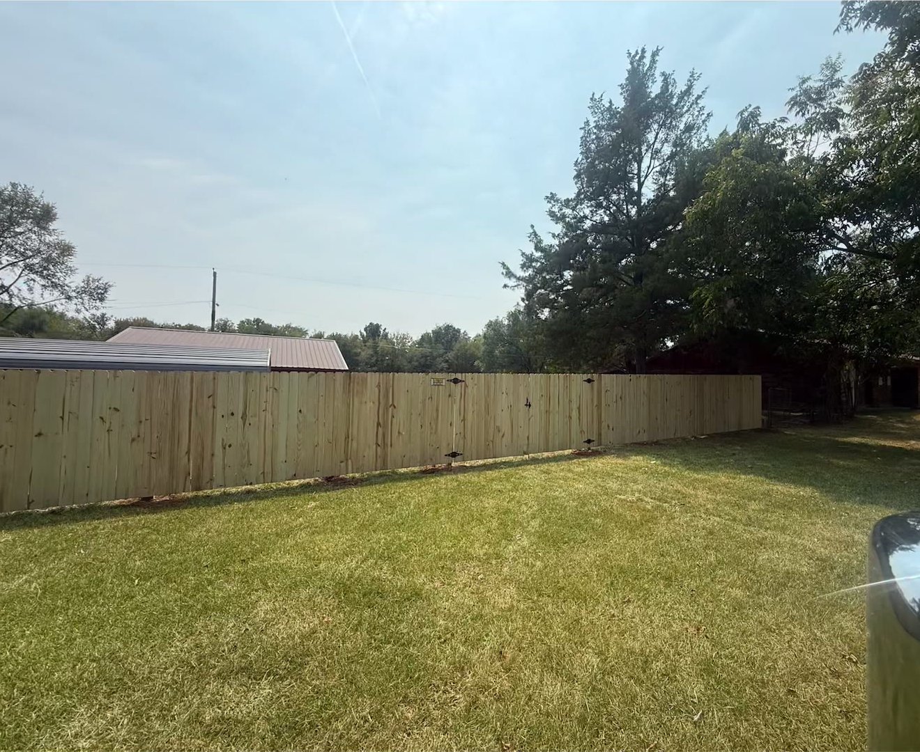 Tall Cedar Fence